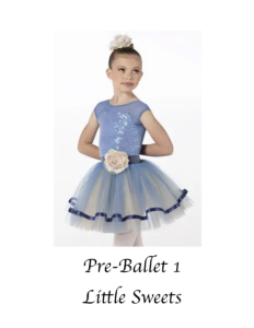 pre-ballet 1 sweets 2025